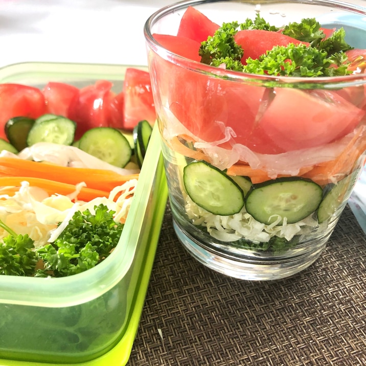 お弁当に生野菜のサラダ ビタミン摂って女子力 レシピ 作り方 By 善ちゃん 楽天レシピ お弁当に生野菜のサラダ ビタミン摂って女子力 レシピ 作り方 By 善ちゃん 楽天レシピ
